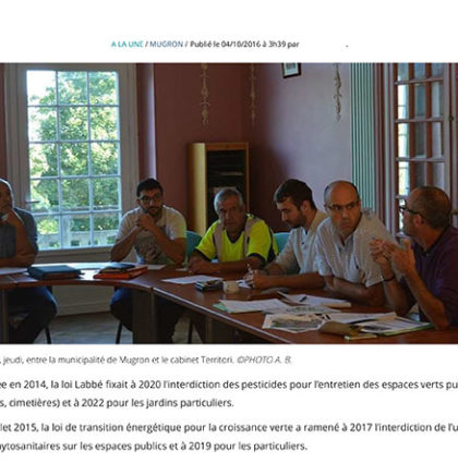 Dans la démarche du zéro phyto