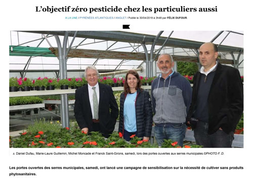 L'objectif zéro pesticide chez les particuliers aussi